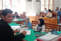 Mantan Anggota DPRD Langkat, Ade Khairani, memberikan keterangan dalam sidang dugaan korupsi eks Bupati Langkat, Senin (30/6).