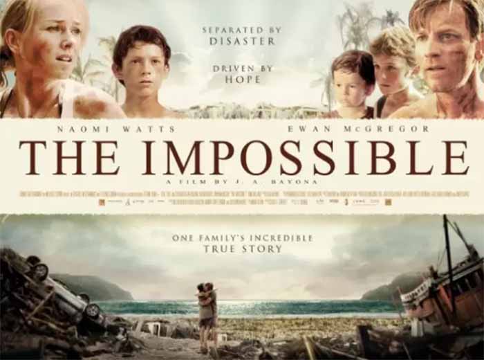 Sinopsis Film The Impossible sebuah film yang diperankan oleh Tom Holland di Bioskop Trans TV Hari ini Kamis 31 Juli 2025 Pukul 21.00 WIB.