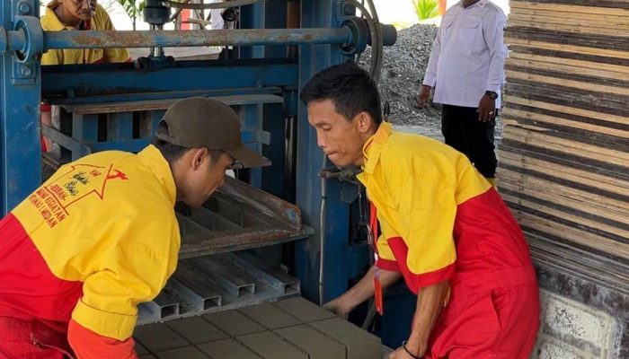 200 Ribu Paving Blok Karya Warga Binaan Rutan Kelas I Medan Laris Manis