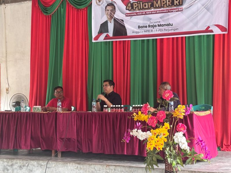 Anggota MPR RI, Bane Raja Manalu sosialisasi 4 pilar