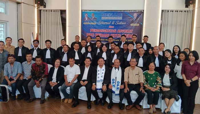 28 Advokat Baru Resmi Dilantik, Peradi Medan Tekankan Officium Nobile