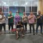 Unit Reskrim Polsek Patumbak meringkus pelaku pembunuhan usai kembali dari pelariannya, Senin (28/7/2025).