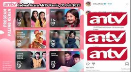 Link Nonton dan Jadwal Acara ANTV Kamis, 31 Juli 2025 Ada Mega Bollywood, Series India Rodha Mohan, Bhagya Lakshmi, Vaishno Devi dan Catatan Hati Perempuan hanya tayang di stasiun tv ANTV.