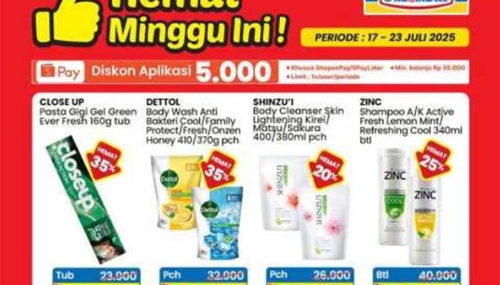 Promo Indomaret Weekend Paling Murah Terbaru 18-23 Juli 2025: minyak telon, baby Wipes dan Mamy Poko dan Shinzu’i Lebih Murah dan Hemat