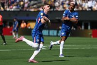 Cole Palmer jadi momok bagi PSG di babak pertama. (REUTERS/Hannah McKay)
