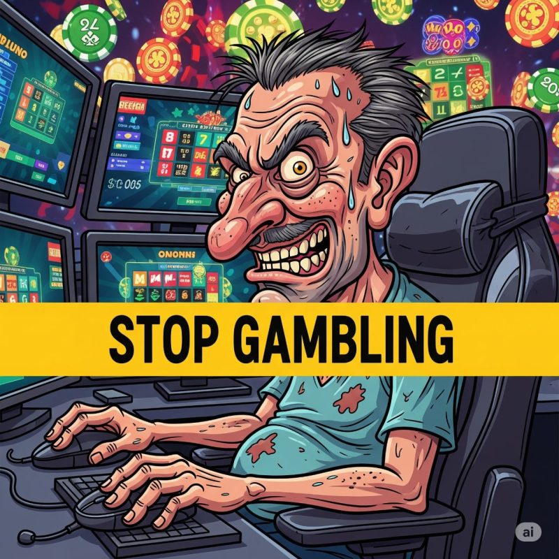 Ilustrasi Pemain Judi Online 