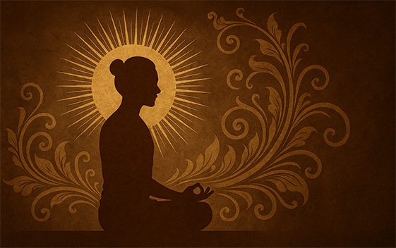 Siluet sosok manusia dalam suasana spiritual menggambarkan pencarian makna weton 8 Agustus 2025 Weton Apa? menurut penanggalan Jawa. 