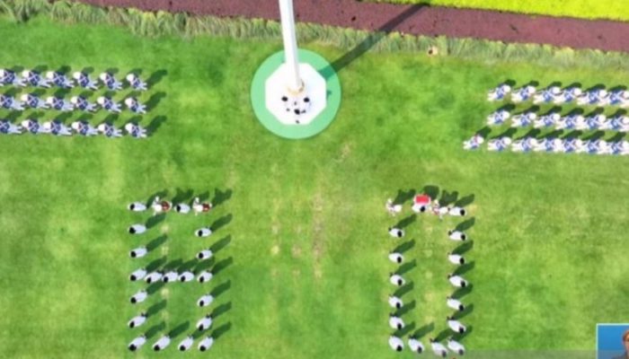 Formasi “80” di Istana Merdeka: Paskibraka Rayakan 80 Tahun Kemerdekaan RI dengan Simbol Persatuan