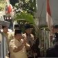 Presiden Prabowo Subianto tiba di rumah duka pengemudi ojol Affan Kurniawan, di Jalan Tayu, Menteng, Jakarta pusat, Jumat (29/8/2025).