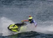 Pembalap Estonia Jasmin Ypraus Rebut Gelar Juara Dunia Jetski di Danau Toba