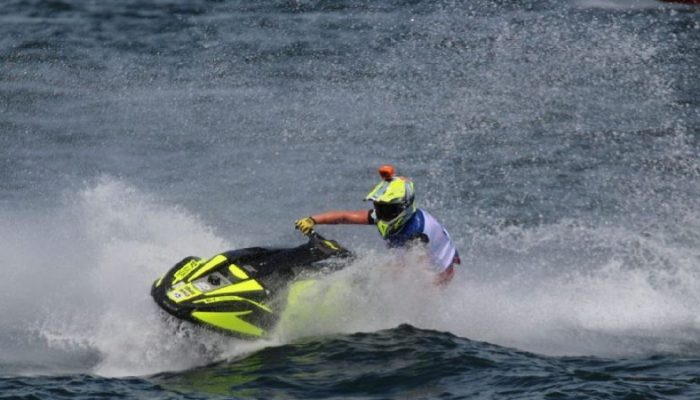 Pembalap Estonia Jasmin Ypraus Rebut Gelar Juara Dunia Jetski di Danau Toba