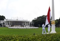 Upacara HUT RI di Istana Merdeka