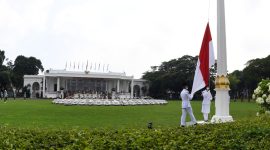 Upacara HUT RI di Istana Merdeka