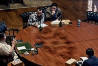 Tangkapan layar - Presiden Prabowo Subianto saat memimpin rapat terbatas secara virtual dari kediamannya di Hambalang, Kabupaten Bogor, Jawa Barat, Jumat (1/8/2025)