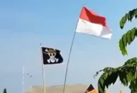 Penampakan bendera One Piece berkibar jelang HUT ke-80 RI