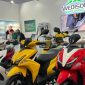 Booth motor listrik Wedison Victory di GIAAS 2025