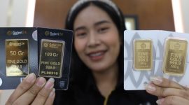 Harga emas Antam itu turun Rp 4.000 jika dibandingkan dengan harga pada Sabtu (23/8/2025) yang berada di level Rp 1.933.000 per gram.