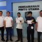 Dua warga binaan Rutan Kelas I Medan, yang menerima amnesti dari Presiden, Sabtu (2/8/2025).