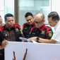 Tim penyidik Kejati Sumut menggeledah kantor PT Pelindo Belawan. Foto: Dok.Kasipenkum Kejati Sumut