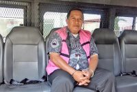 Mantan Pimpinan Bank Sumut KCP Melati-Medan, JCS ditahan kejaksaan usai ditetapkan tersangka, Selasa (12/8/2025).