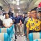 PT Kereta Api Indonesia (Persero) Divisi Regional I Sumatera Utara menghadirkan perayaan kemerdekaan yang unik dan berkesan bagi pelanggan dalam rangka memperingati Hari Ulang Tahun ke-80 Republik Indonesia
