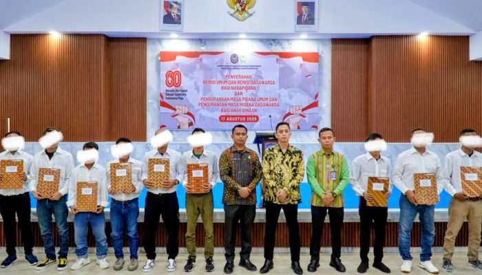 3.077 Napi Rutan Terima Remisi Kemerdekaan, 94 Orang Langsung Bebas