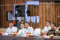 Kepala Kanwil Ditjenpas Sumut beserta jajaran, menghadiri RDP dengan Komisi III DPR RI di Polda Sumut, Jumat (22/8/2025)