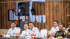 Kepala Kanwil Ditjenpas Sumut beserta jajaran, menghadiri RDP dengan Komisi III DPR RI di Polda Sumut, Jumat (22/8/2025)