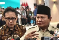 Presiden Prabowo Subianto saat menyampaikan keterangan kepada wartawan di Gedung Layanan Terpadu dan Institut Neurosains Nasional di Rumah Sakit Pusat Otak Nasional (RSPON) Mahar Mardjono, Jakarta, Selasa (26/8/2025).