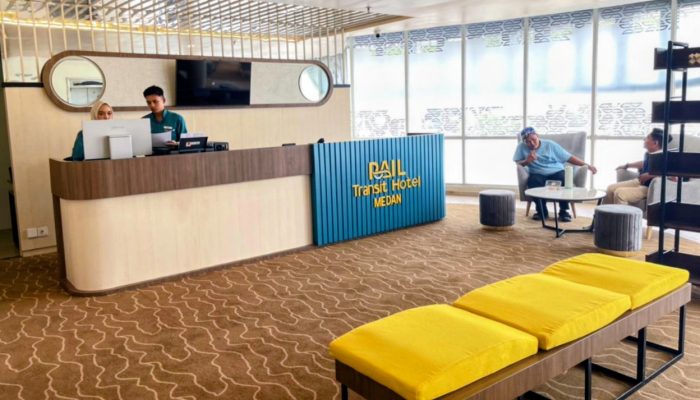 Rail Transit Hotel Medan Resmi Dibuka di Stasiun KA, Hadirkan Konsep Menginap Fleksibel dan Modern