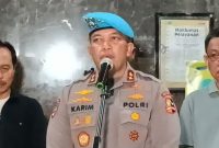 Kadiv Propam Polri Irjen Polisi Abdul Karim memberi keterangan di Jakarta, Jumat malam (29/8/2025).