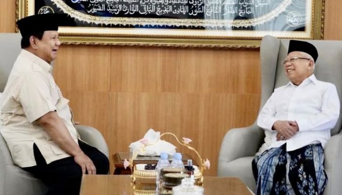 Silaturahmi Politik, Presiden Prabowo Bertemu KH Ma’ruf Amin, Bahas Pembangunan dan Pasal 33 UUD 1945