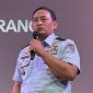 Asisten Potensi Dirgantara Kepala Staf Komando Operasi Udara Nasional TNI Angkatan Udara Marsekal Pertama TNI Fajar Adriyanto memberi paparan dalam acara bertajuk, “Morotai and Beyond”, yang digelar di Jakarta, Jumat (13/9/2024).