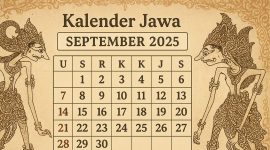 Kalender Jawa September 2025