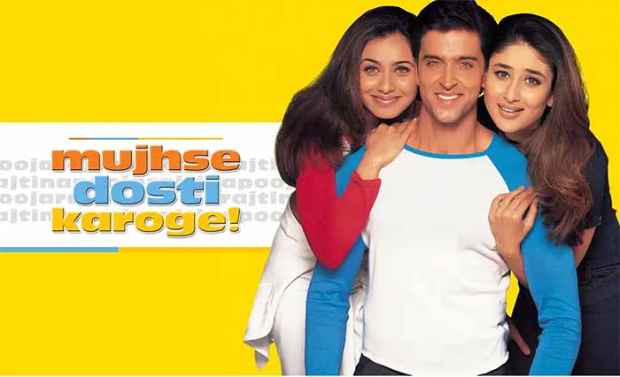 Sinopsis Film Mujhse Dosti Karoge: Kisah Hrithik Roshan Sahabat Masa Kecil Rani Mukherjee Jatuh Cinta Tayang di Mega Bollywood Pagi Ini