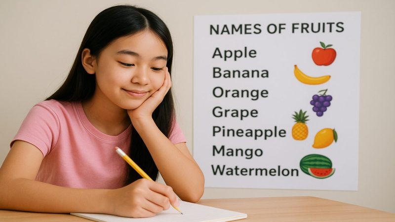 Belajar Nama Buah dalam Bahasa Inggris