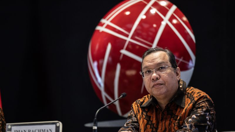 Direktur Utama PT Bursa Efek Indonesia (BEI) Iman Rachman