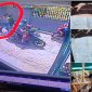 kompilasi bukti visual terkait kasus penculikan anak SD di Medan yang terjadi pada Kamis, 31 Juli 2025 di Jalan Marelan III, Kelurahan Rengas Pulau, Kecamatan Medan Marelan. (Meta Facebook)