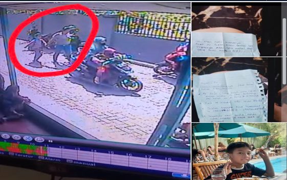 kompilasi bukti visual terkait kasus penculikan anak SD di Medan yang terjadi pada Kamis, 31 Juli 2025 di Jalan Marelan III, Kelurahan Rengas Pulau, Kecamatan Medan Marelan. (Meta Facebook)