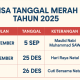 Sisa Tanggal Merah 2025