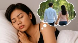 Ilustrasi: seorang wanita sedang mimpi suami selingkuh dengan wanita lain