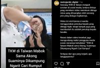 Video viral TKW Indonesia di Taiwan yang sedang pesta minuman keras dengan seorang Akong sampai mabuk berat mengundang perhatian dari netizen di tanah air.