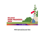 Kumpulan Link Twibbon Hari Pramuka 2025 Keren dan Gratis, Update Desain Kekinian!