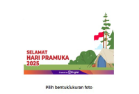 Kumulan link Twibbon Hari Pramuka 2025