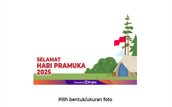 Kumulan link Twibbon Hari Pramuka 2025
