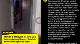 Seorang wanita di Malaysia menjadi viral setelah terekam kamera bereaksi seperti 