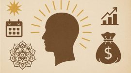 Ilustrasi kalender spiritual dengan nuansa Jawa klasik yang merepresentasikan perhitungan Weton Agustus 2025. Visual ini menggambarkan simbol-simbol hari pasaran dan neptu dalam primbon Jawa yang digunakan untuk membaca karakter dan arah rezeki berdasarkan tanggal lahir.
