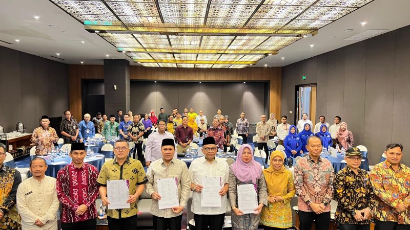 Rapat Koordinasi Fasilitasi Sertifikasi Halal bersama jajaran Pemerintah Provinsi Sumatera Utara di Medan, Kamis (31/7/2025)