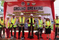 Polrestabes Medan membangun gedung Satuan Pelayanan Pemenuhan Gizi (SPPG) di Deli Serdang, Kamis (31/7/2025)