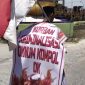 Korban dugaan kriminalisasi, Mahmudin alias Kacak Santoso memulai aksi jalan kaki menuju Mabes Polri, Sabtu (2/8/2025).